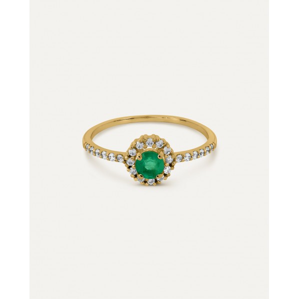 ANILLO ROUND ESTELA ESMERALDA · Beginning