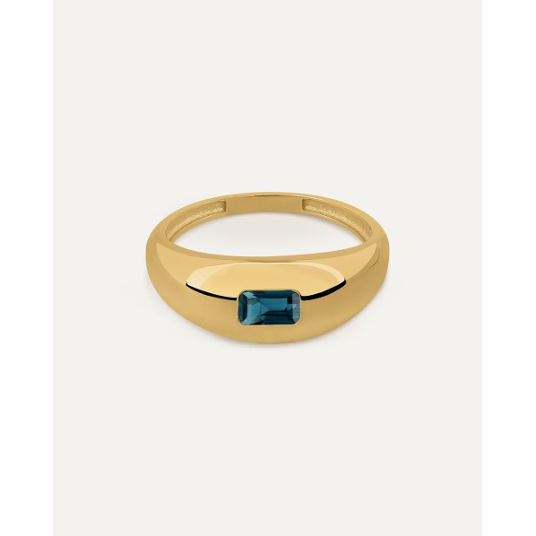 ANILLO SIGNET BARRETA LONDON BLUE