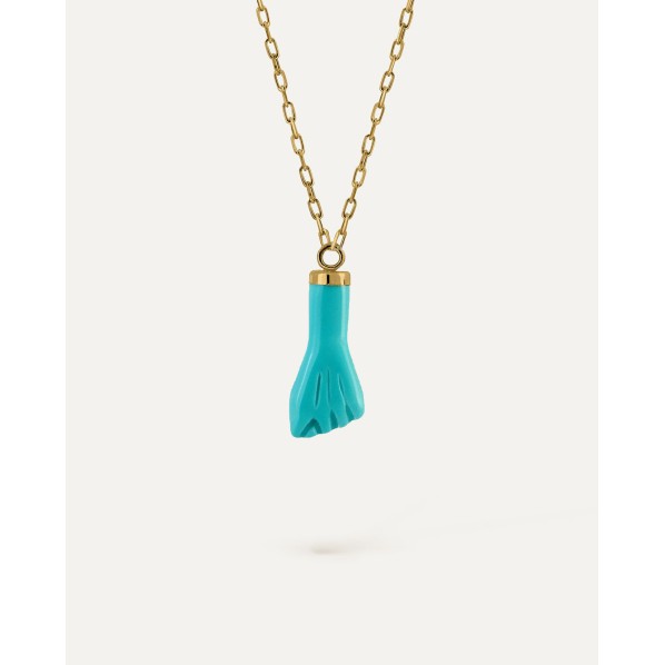 TURQUOISE FIGA PENDANT · Necklace