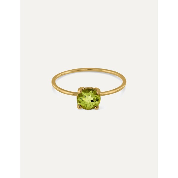 PERIDOT SOLITAIRE RING · Rings